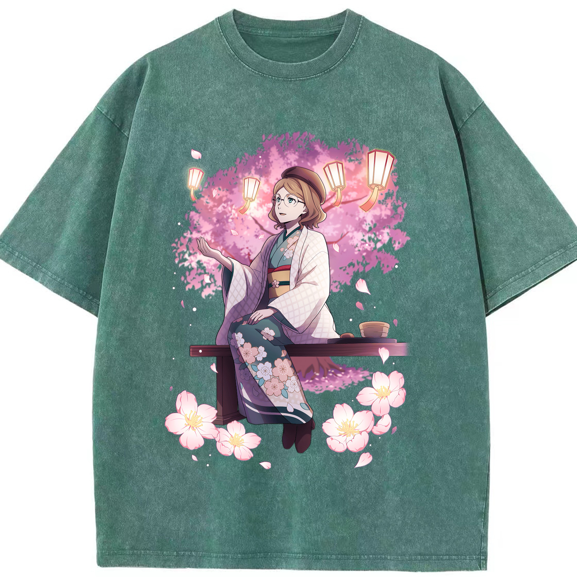 （画像用） 文豪ストレイドッグス Bungo Stray Dogs 綿100% ヴィンテージ風 半袖Tシャツ（フロントプリント）
